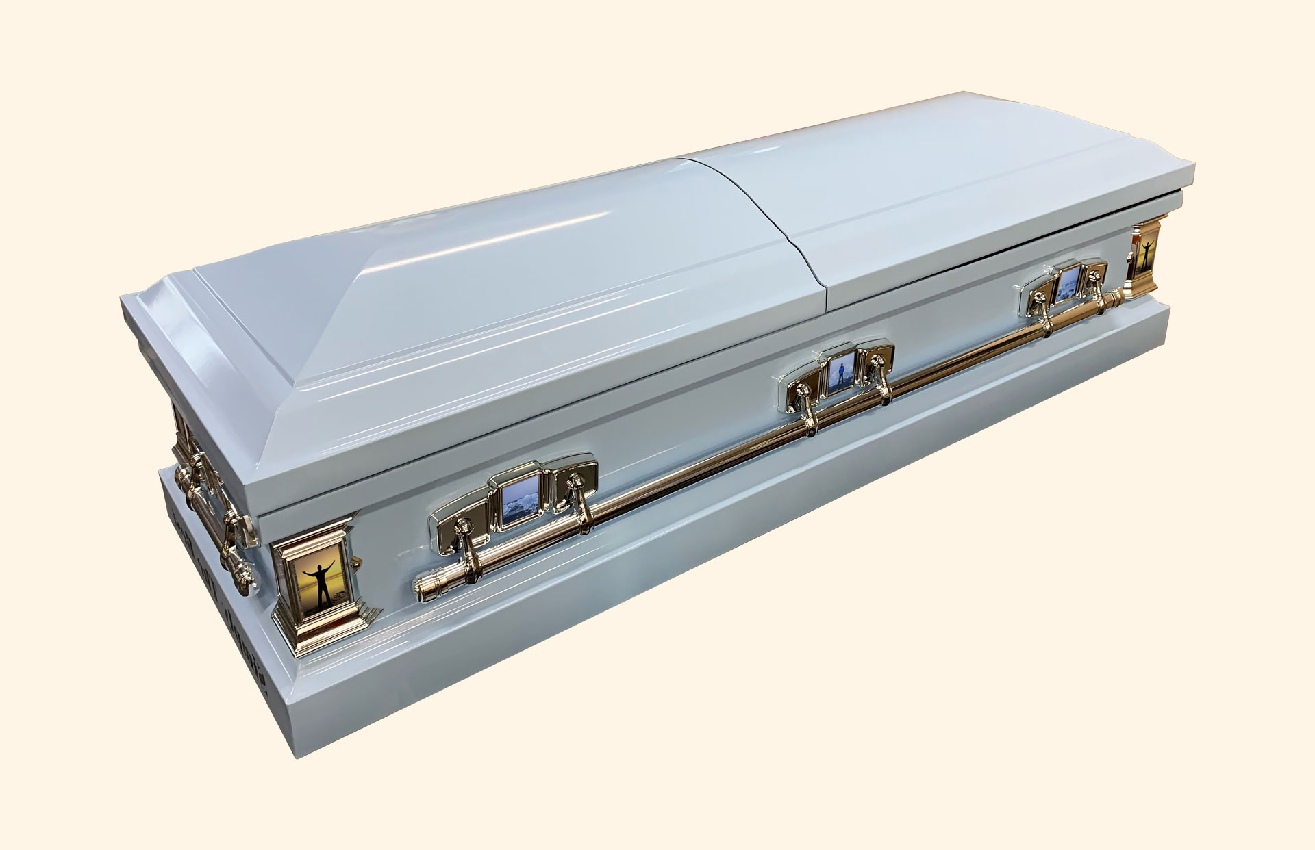Devotion Baby Blue American Casket